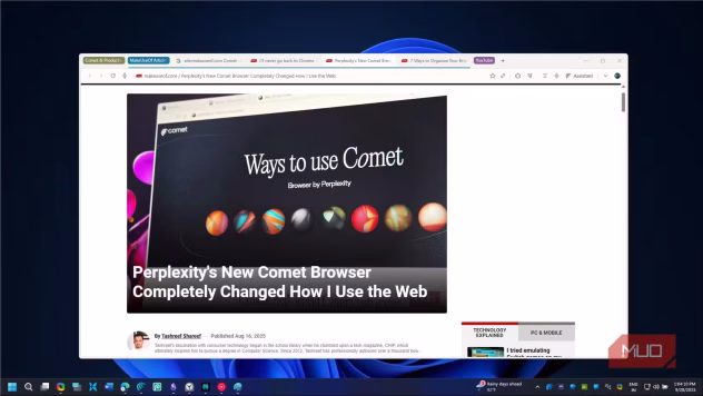 Sagrupētas cilnes interneta pārlūkā