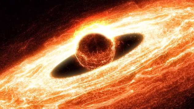 Divu melno caurumu attēlojums