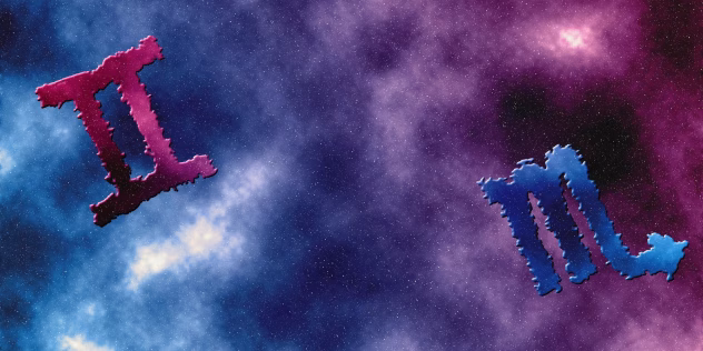 Dvīņu un Skorpiona simboli