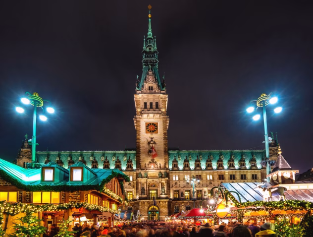 Hamburgas Ziemassvētku noskaņa